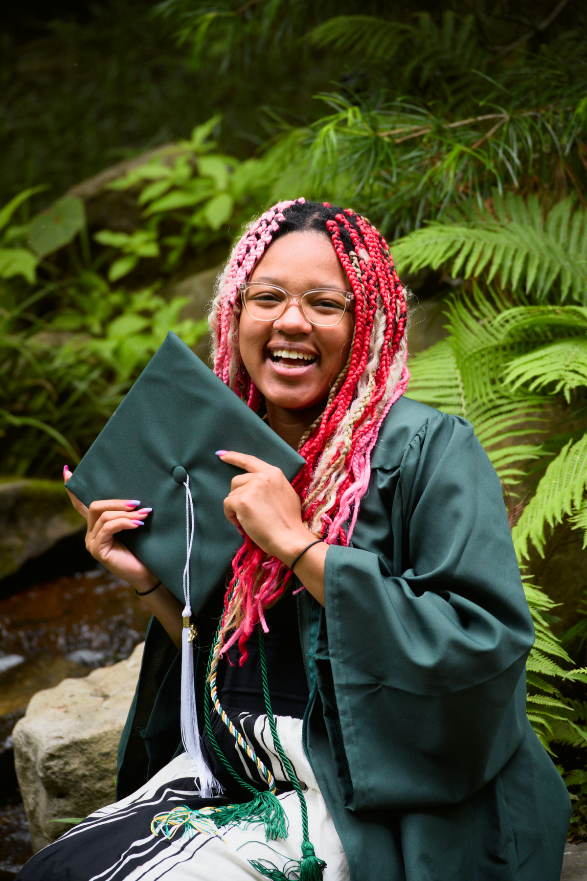Graduation portrait photographed by Cyberflight Studios